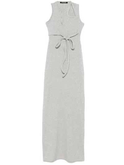 Ottolinger Tank Maxi Dress In Grey