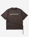 Ottolinger Women S Deconstructed Oversized T-shirt Dark In Brown