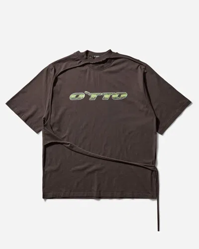Ottolinger Women S Deconstructed Oversized T-shirt Dark In Brown