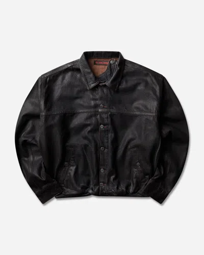 Ottolinger Women S Glazed Flex Denim Jacket Brown Overdye In Black