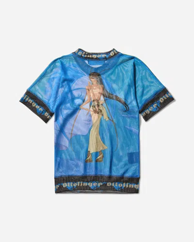 Ottolinger Women S Julien Ceccaldi Mesh T-shirt Multicolor In Blue