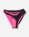 Ottolinger Women S Layered Bikini Bottom Pink / Black In Multicolor
