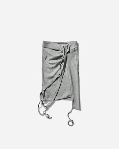 Ottolinger Women S Rib Skirt Silver Melange In Grey