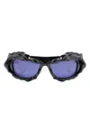 Ottolinger Twisted Sunglasses In Blue