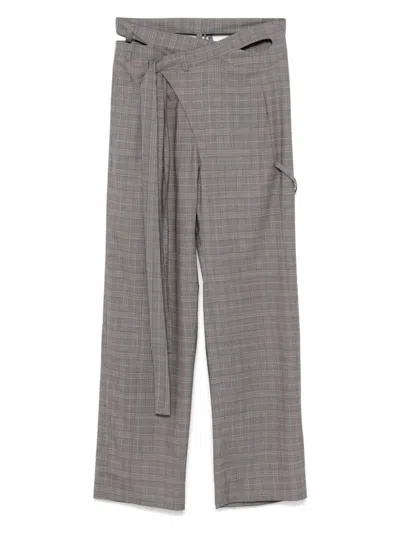 OTTOLINGER WOMEN'S WOOL BLEND WRAP TROUSERS