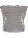 Ottolinger Wool Blend Corset In Gray