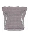 Ottolinger Wool Blend Corset In Gray