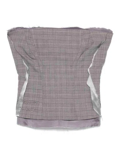 Ottolinger Wool Blend Corset In Gray