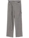 Ottolinger Wool Blend Wrap Trousers In Grey