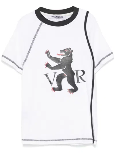 Ottolinger X 079 Damen The Bear T-shirt In White