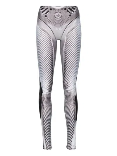 Ottolinger X Puma Printed Leggings In Gray