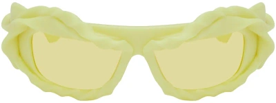 Ottolinger Yellow Twisted Sunglasses In Gray