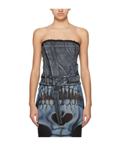 Ottolinger Zip-detail Tube Top In Multicolor