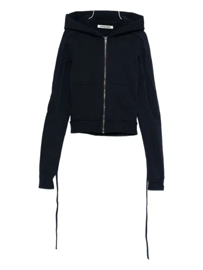 Ottolinger Zip-up Hoodie In Black