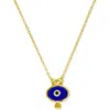 Ottoman Hands Alara Evil Eye Pendant Necklace In Gold