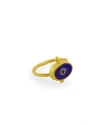Ottoman Hands Alara Evil Eye Ring In Gold