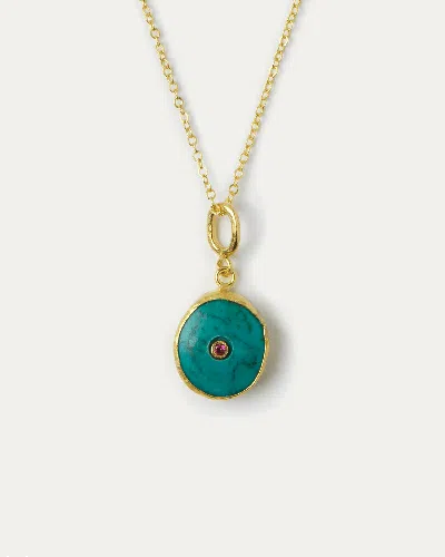 Ottoman Hands Amalfi Turquoise Pendant Necklace In Multi