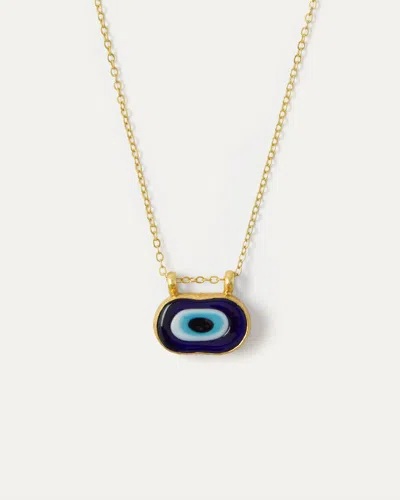 Ottoman Hands Amelia Evil Eye Pendant Necklace In Gold