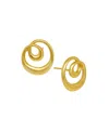 Ottoman Hands Dalia Twist Stud Earrings In Gold