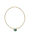 Ottoman Hands Daphne Chain Necklace In Gold