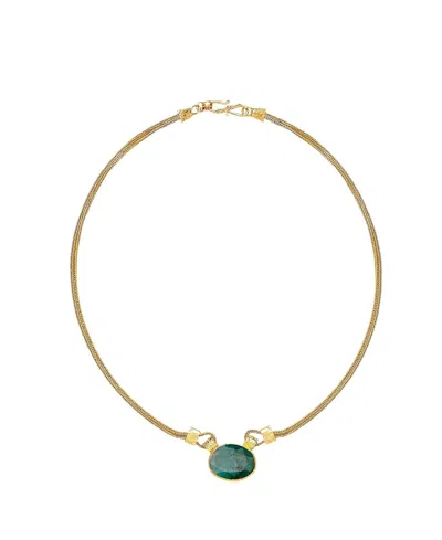 Ottoman Hands Daphne Chain Necklace In Gold