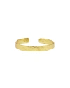 Ottoman Hands Dela Textured Cuff Bracelet In Gold