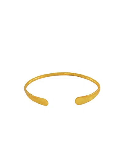 Ottoman Hands Ekavi Cuff Bracelet In Gold