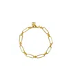 Ottoman Hands Essential Charm Link Chain Bracelet In Gold