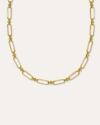 Ottoman Hands Essential Charm Link Chain Necklace In Gold