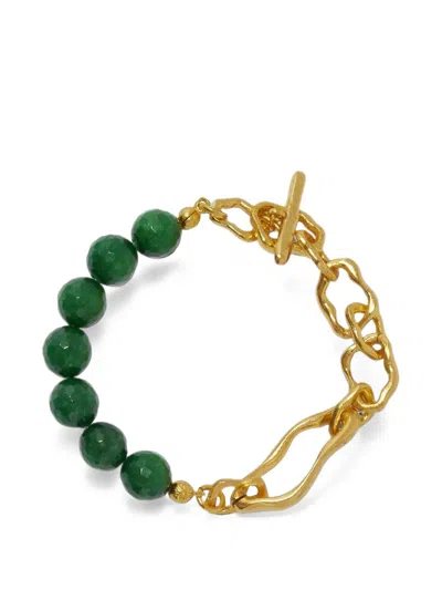 Ottoman Hands Etta Bracelet In Green