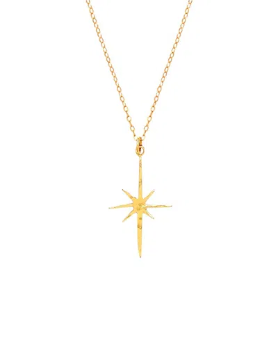 Ottoman Hands Gold Northern Star Necklace