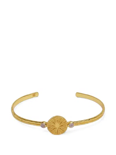 Ottoman Hands Guiding Star Cuff Bracelet In Transparent