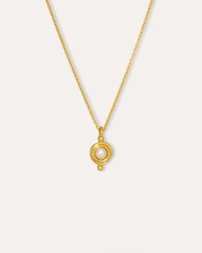 Ottoman Hands June Birthstone Pendant Necklace In Gold