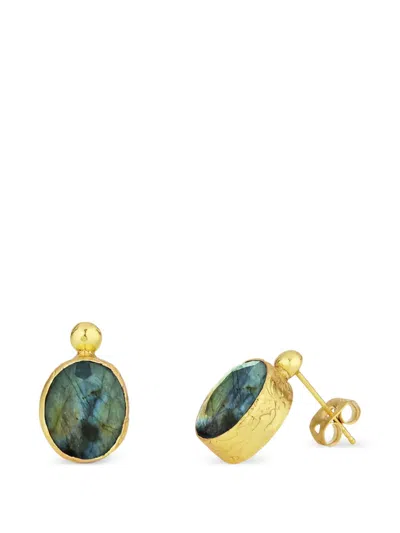 Ottoman Hands Labradorite Aurelia Earrings In Multi