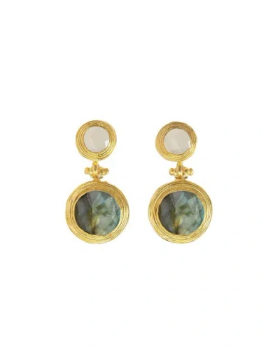 Ottoman Hands Lilis Drop Earrings In Gold