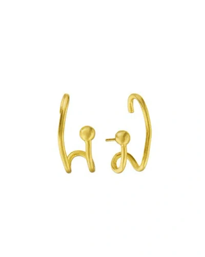 Ottoman Hands Odette Stud Earrings In Gold