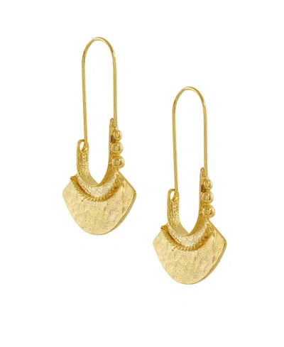 Ottoman Hands Selma Drop Earrings In Gold