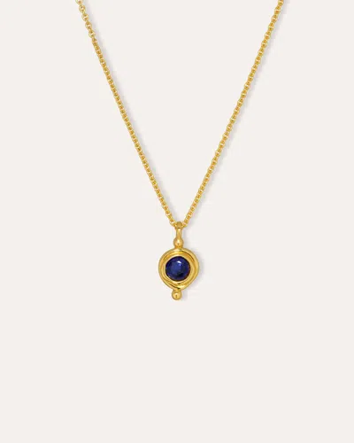 Ottoman Hands September Birthstone Pendant Necklace In Multi