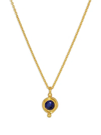 Ottoman Hands September Pendant Necklace In Gold