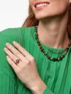 Ottoman Hands Siena Ruby Rings In Multi