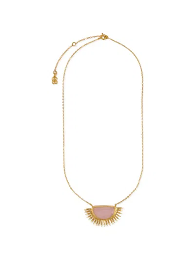 Ottoman Hands Sunrise Necklace In Multi