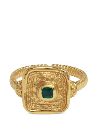 Ottoman Hands Wax Seal Ring In Gold