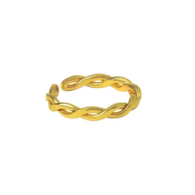 Ottoman Hands Women's Gold Blair Chain Stacking Ring