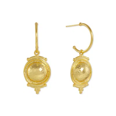 Ottoman Hands Women's Gold Cassia Drop Earrings