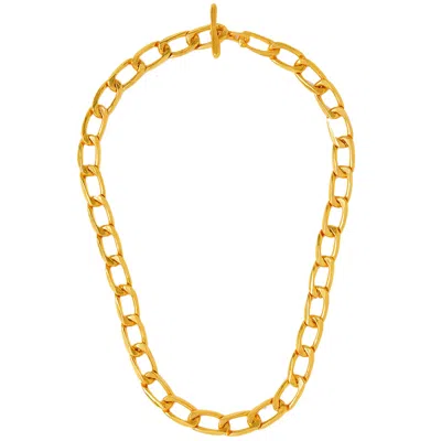 Ottoman Hands Women's Gold Harper Boyfriend Chain Necklace