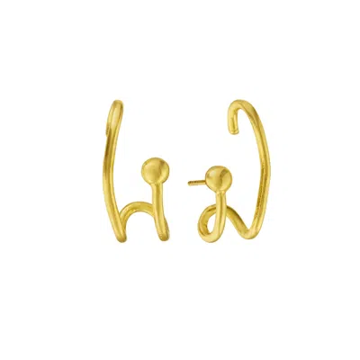 Ottoman Hands Women's Odette Gold Stud Earrings