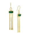 Ottoman Hands Yasmin Drop Earrings In Gold