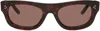 Ottomila Tortoiseshell Rocks Sunglasses In Havana