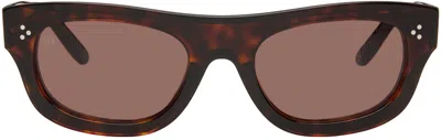 Ottomila Tortoiseshell Rocks Sunglasses In Havana