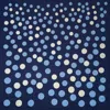 Otway & Orford Men's Blue / White 'planetarium' Polka Dot Silk Pocket Square In Blue With Pale Blue & White. Full-s In Multi